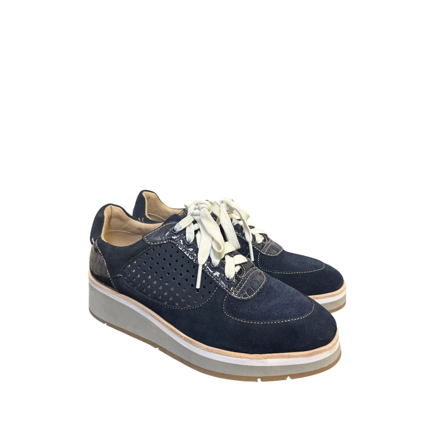 Donald J Pliner Navy Sneakers Size 7.5