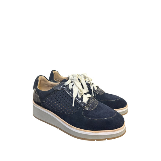 Donald J Pliner Navy Sneakers Size 7.5