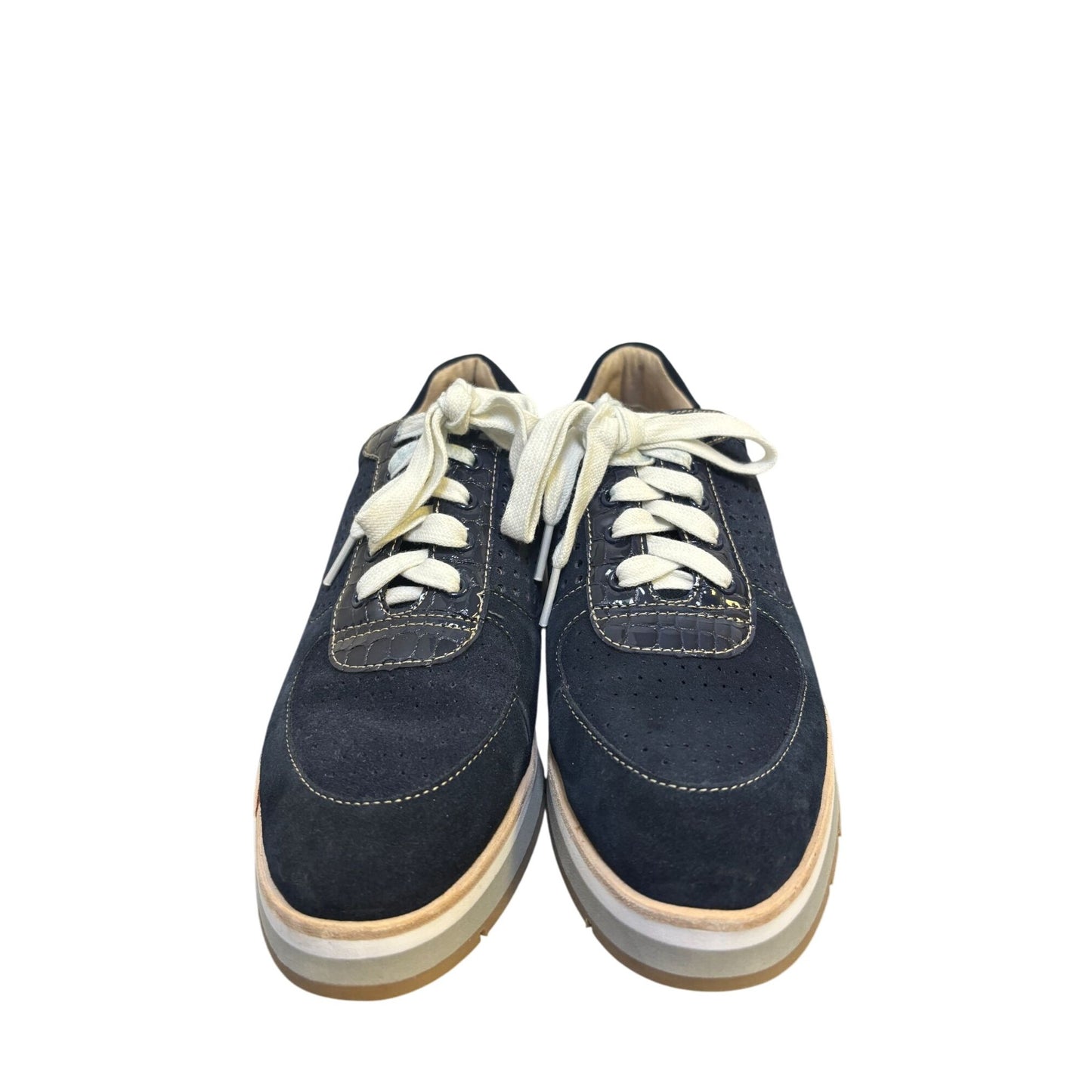 Donald J Pliner Navy Sneakers Size 7.5