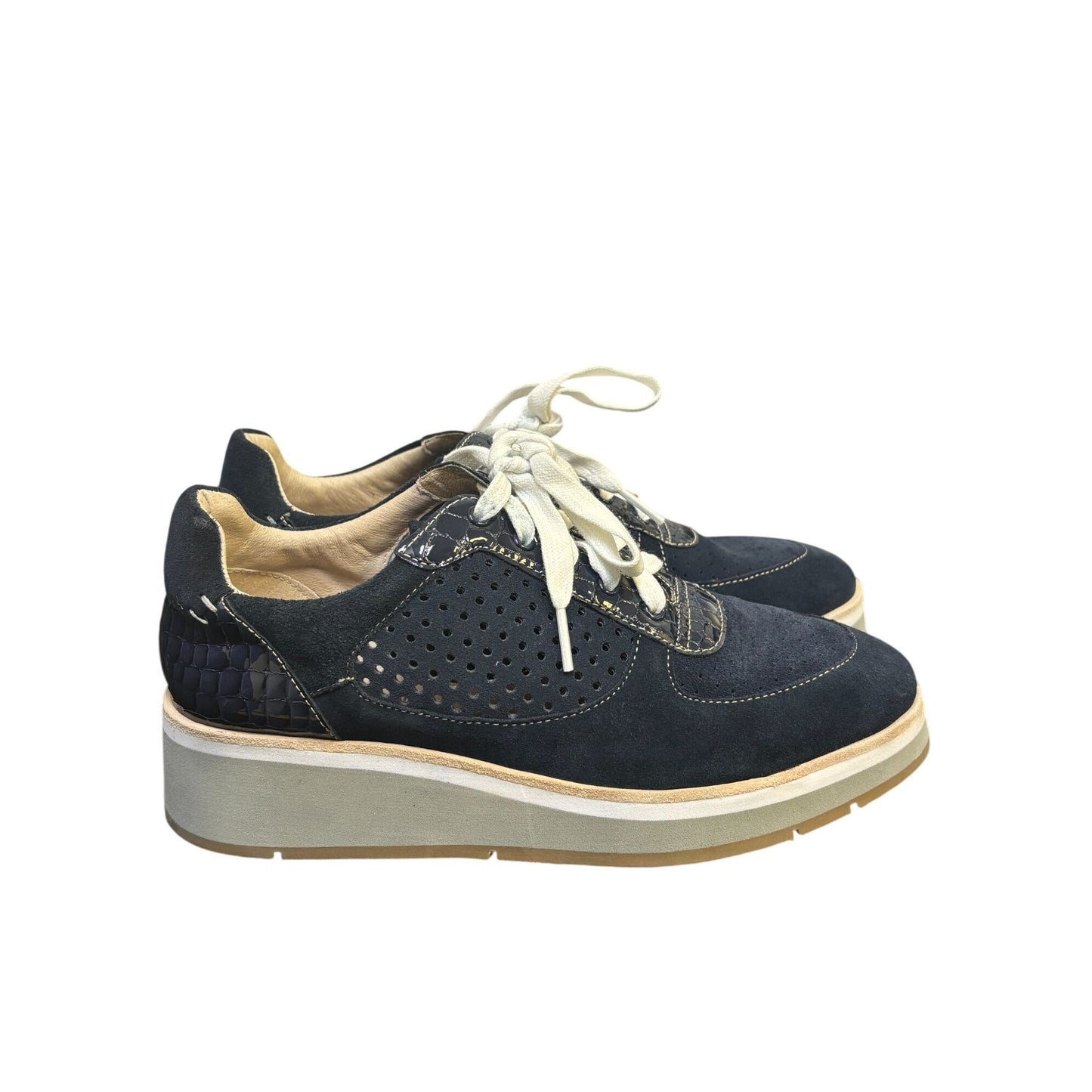 Donald J Pliner Navy Sneakers Size 7.5