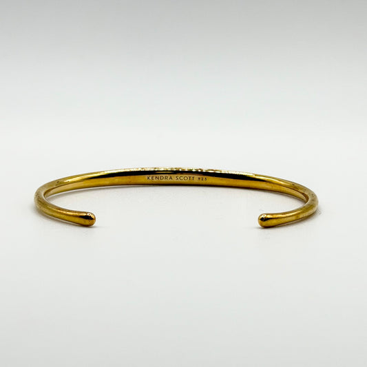 Kendra Scott 925 Sterling Silver Open Cuff Bracelet Plated In 18K Gold
