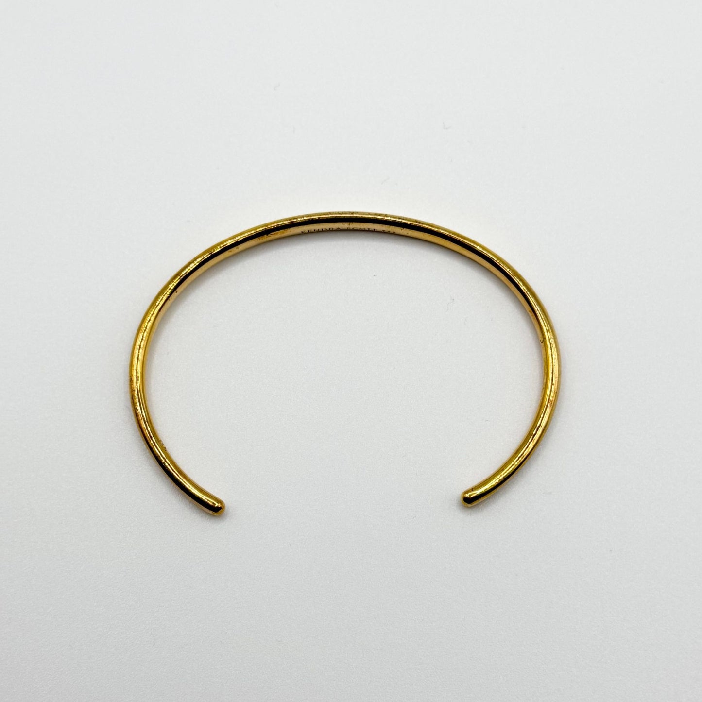 Kendra Scott 925 Sterling Silver Open Cuff Bracelet Plated In 18K Gold