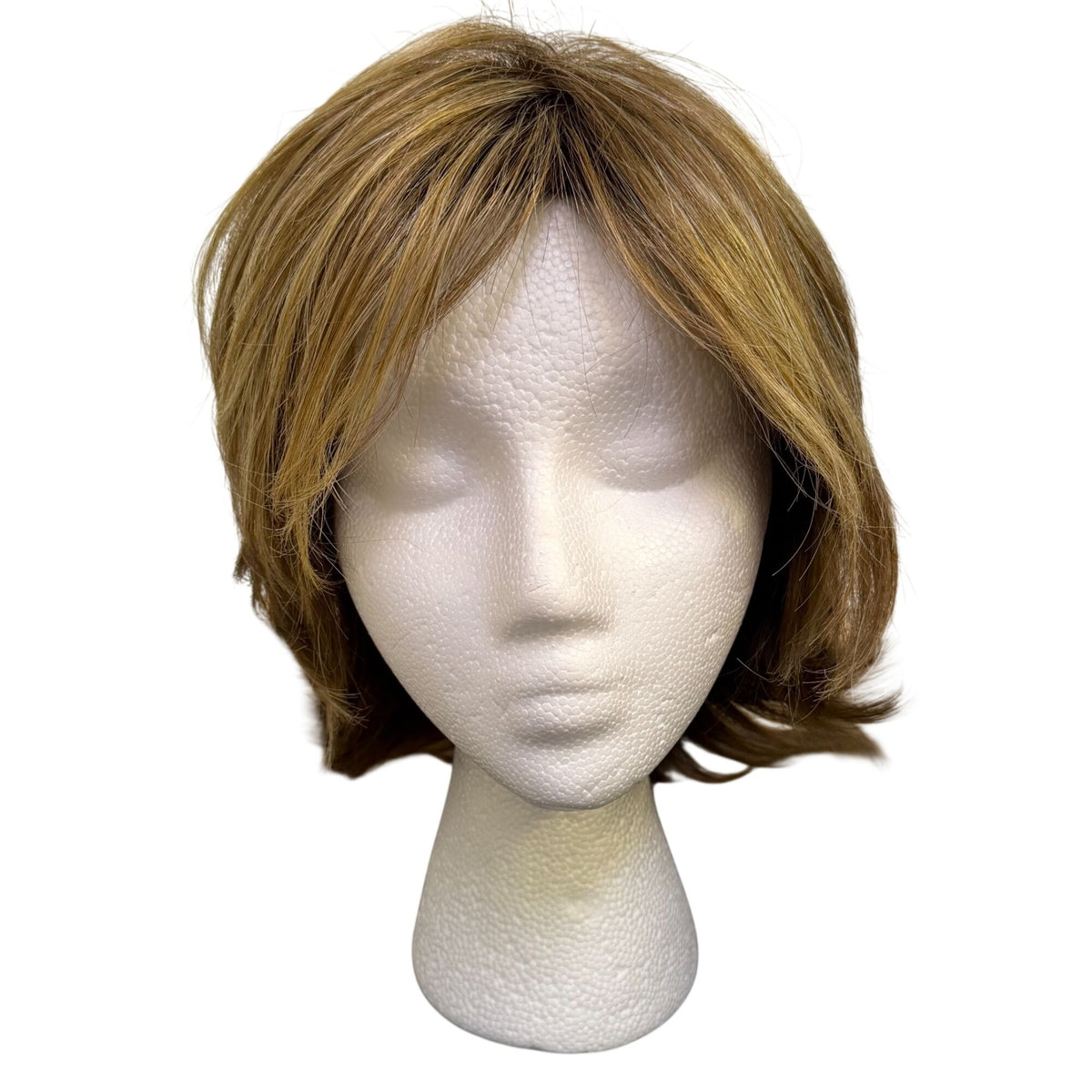 Rene Of Paris Short Bob Wig In Red/Blonde Highlights