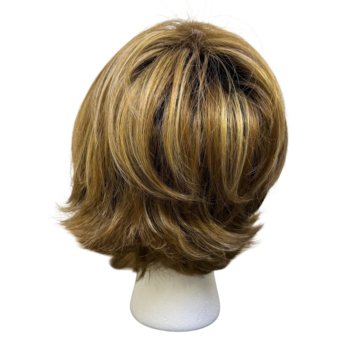 Rene Of Paris Short Bob Wig In Red/Blonde Highlights