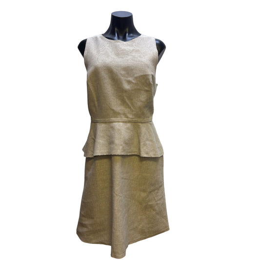 Banana Republic Beige Linen Dress 12/L