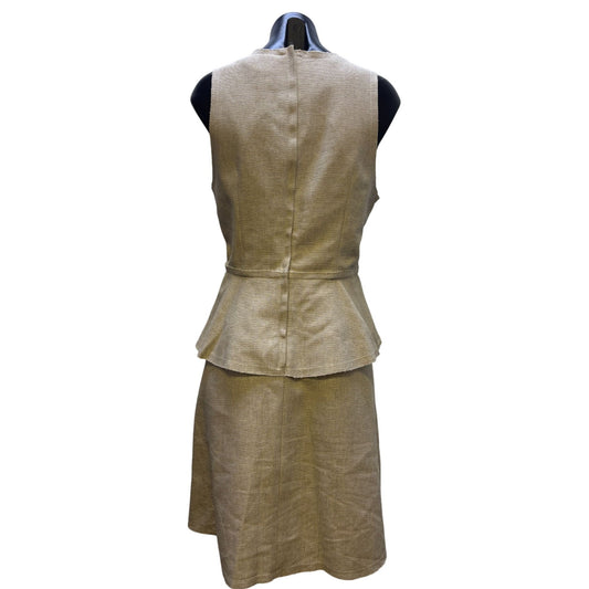 Banana Republic Beige Linen Dress 12/L
