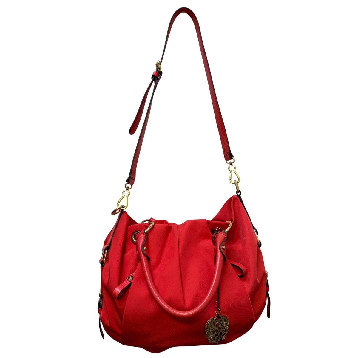 Vince Camuto Coral Shoulder Bag With Gold Hardware & Adjustable Strap