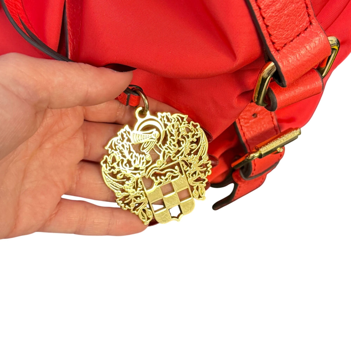 Vince Camuto Coral Shoulder Bag With Gold Hardware & Adjustable Strap