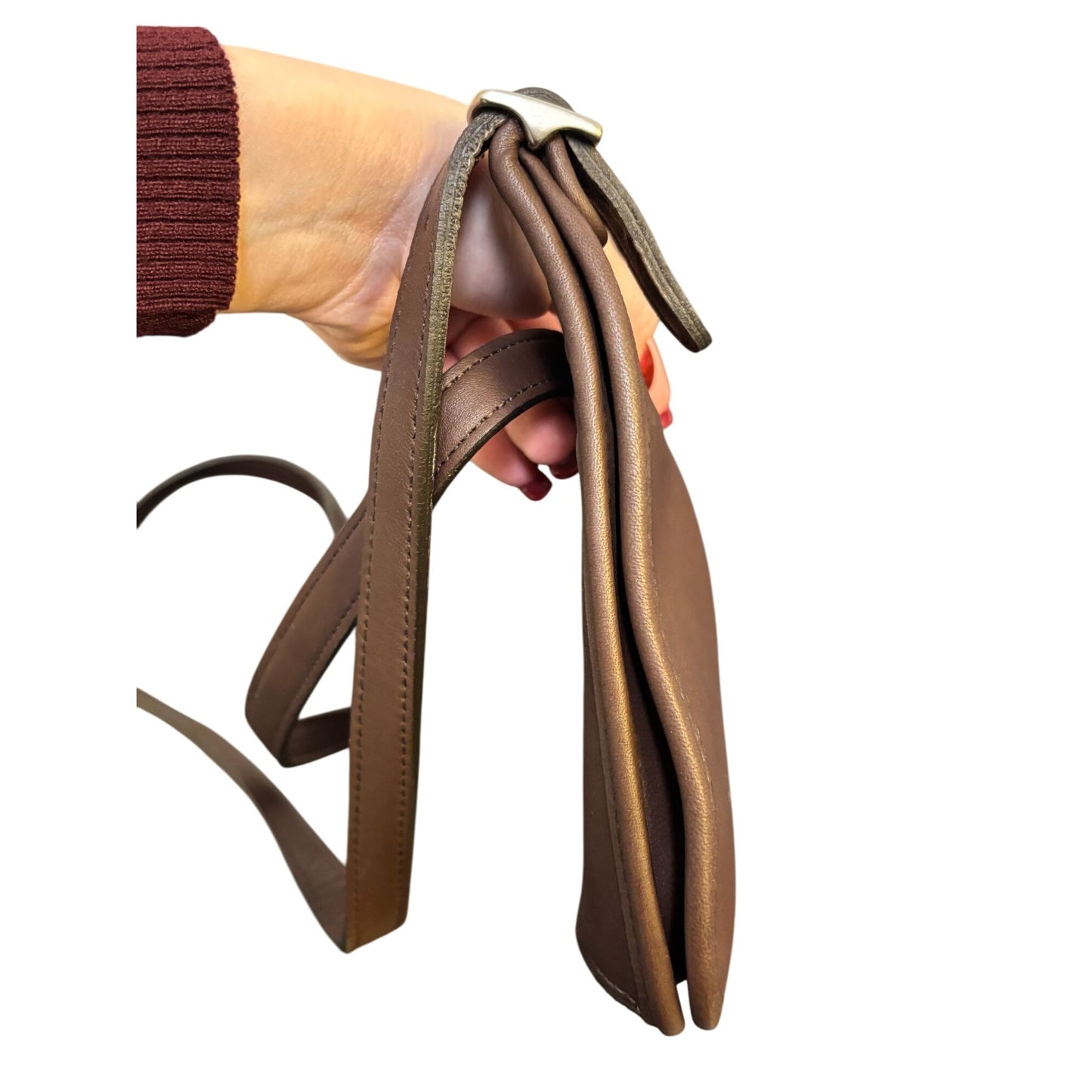 Coach Vintage Brown Leather Crossbody Bag