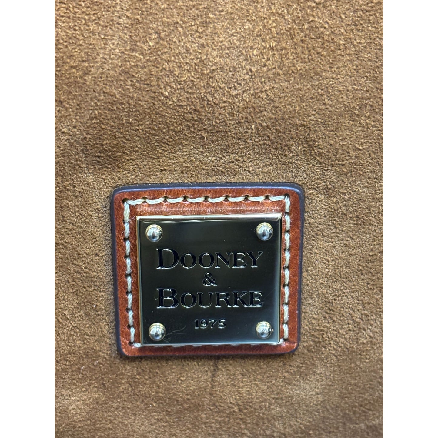 Dooney & Bourke Suede Leather Shoulder Tote Bag