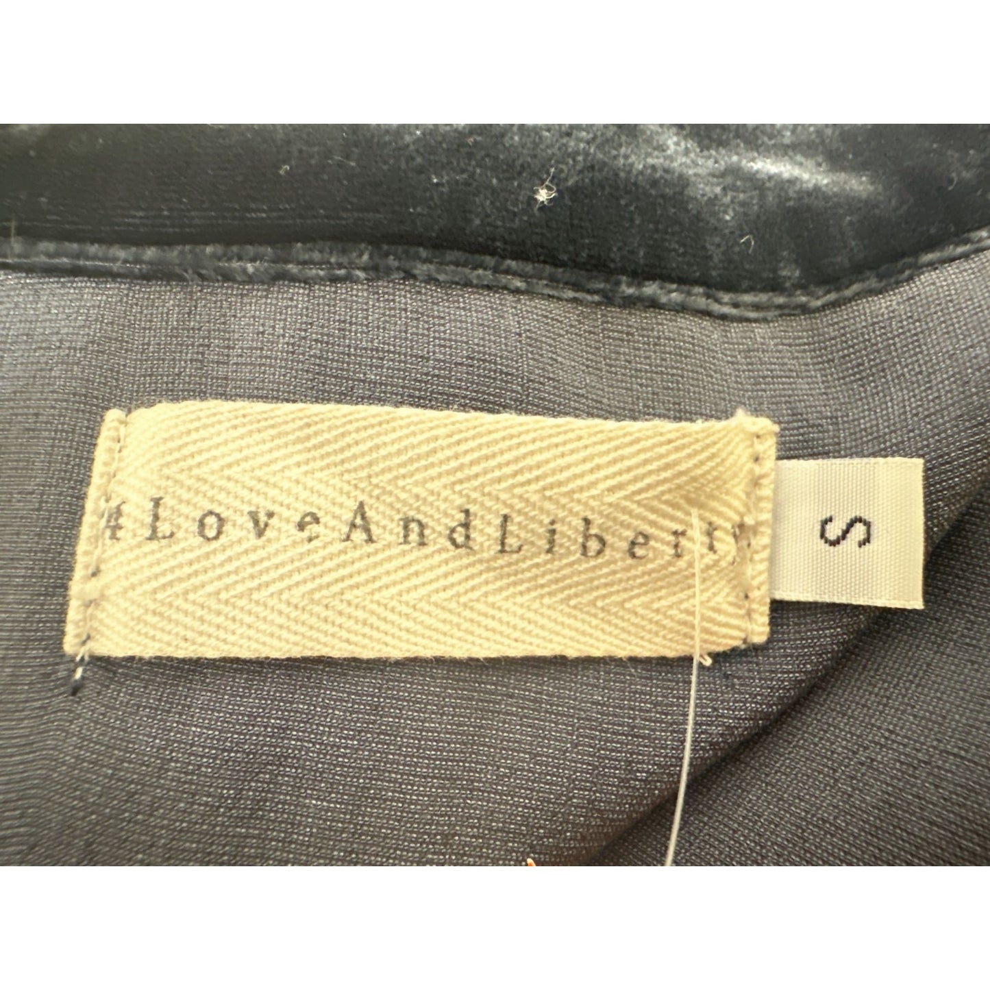 Love And Liberty Blue Velvet Tie-Waist Blazer Jacket w/Pockets Size S