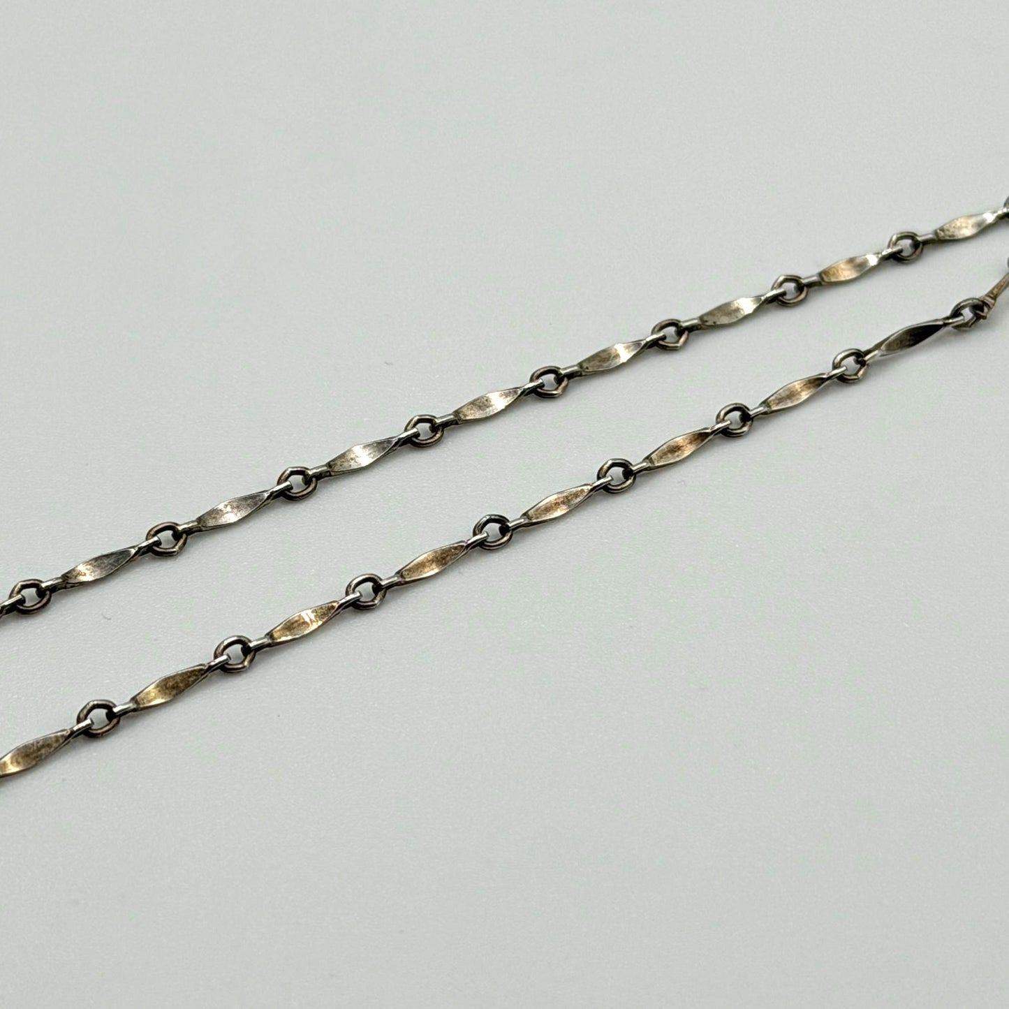 Vintage 925 Sterling Silver Heart Dangle Necklace