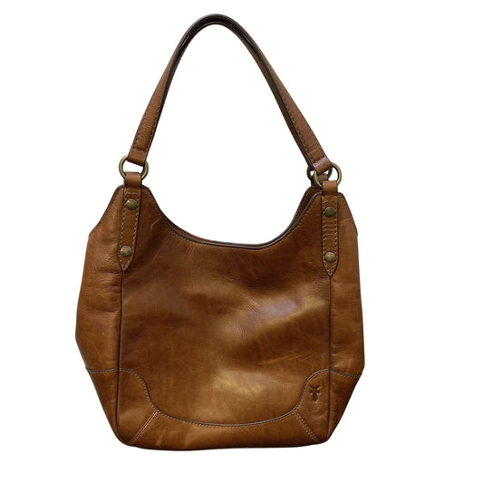 Frye Melissa Style Cognac Leather Shoulder Bag