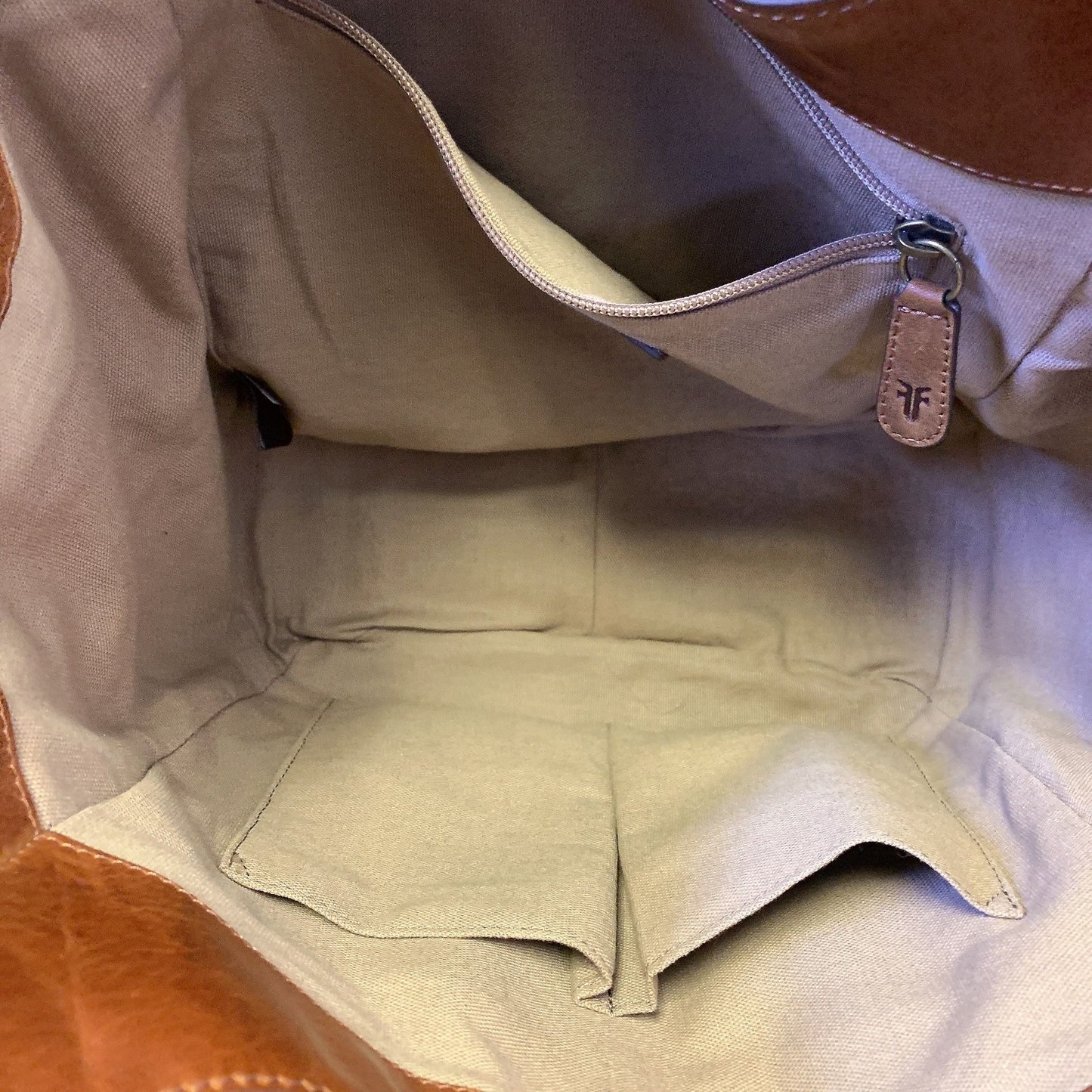Frye Melissa Style Cognac Leather Shoulder Bag