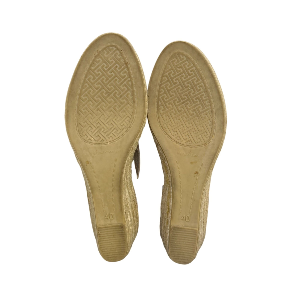 NWT Toni Pons White Leather Espadrille Wedge Sandals Size 9