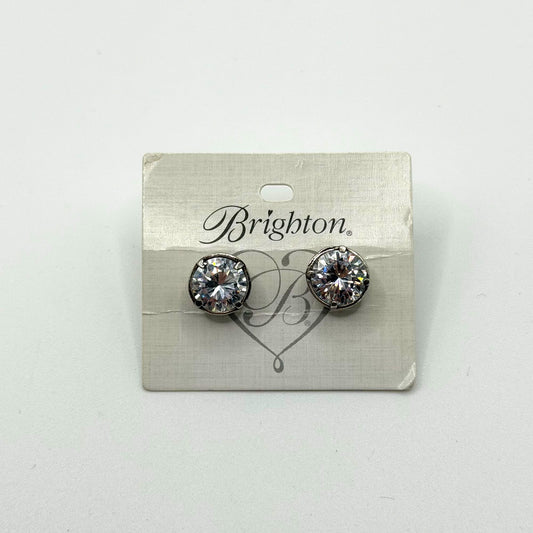 Brighton Brilliance Spectrum Crystal Post Earrings Silver-Tone