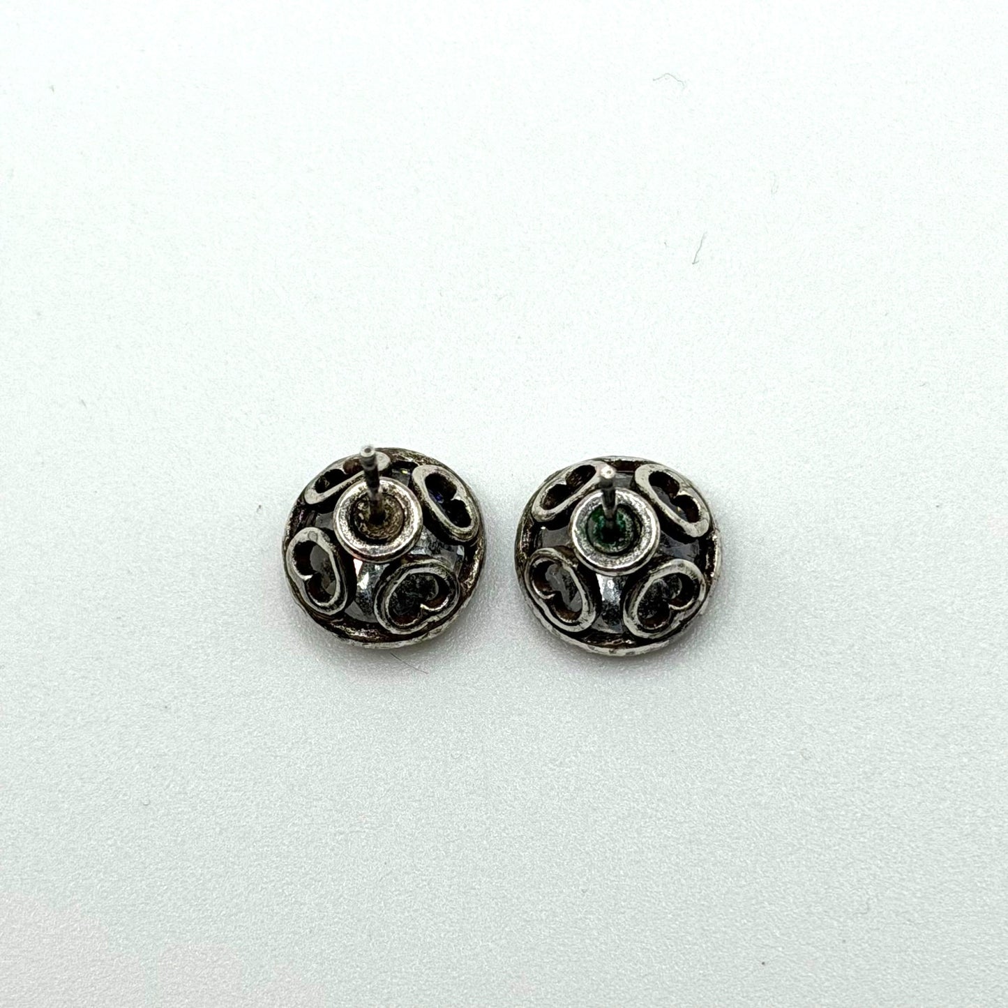Brighton Brilliance Spectrum Crystal Post Earrings Silver-Tone
