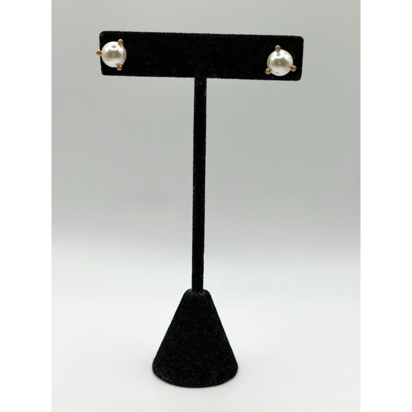 Kate Spade Rise & Shine Stud Earrings Set Of 2 Gold With Crystal & Pearl Details