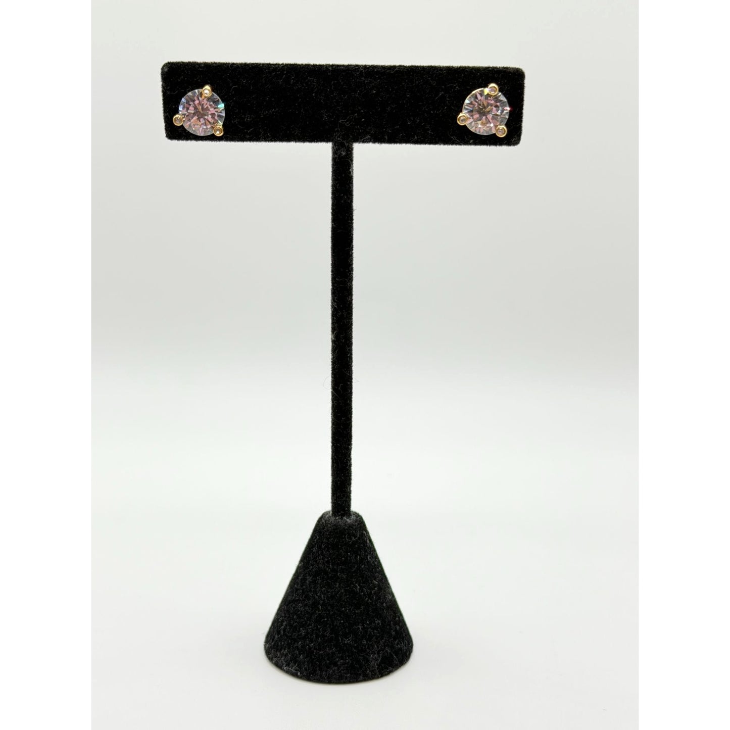 Kate Spade Rise & Shine Stud Earrings Set Of 2 Gold With Crystal & Pearl Details