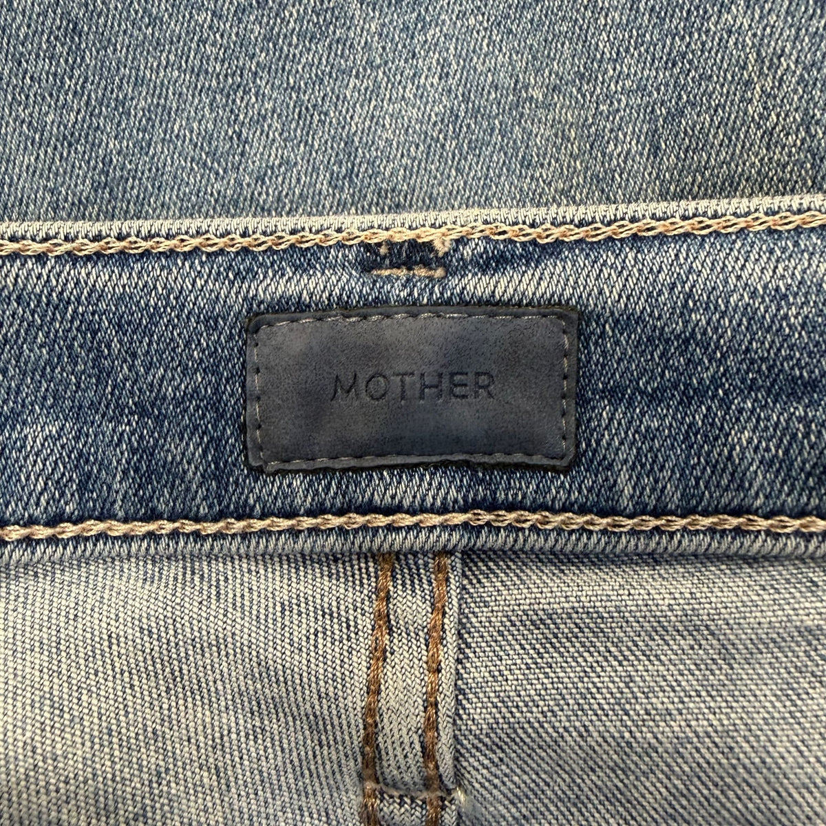 Mother Superior High-Rise Straight Leg Jeans Blue Size 25/0