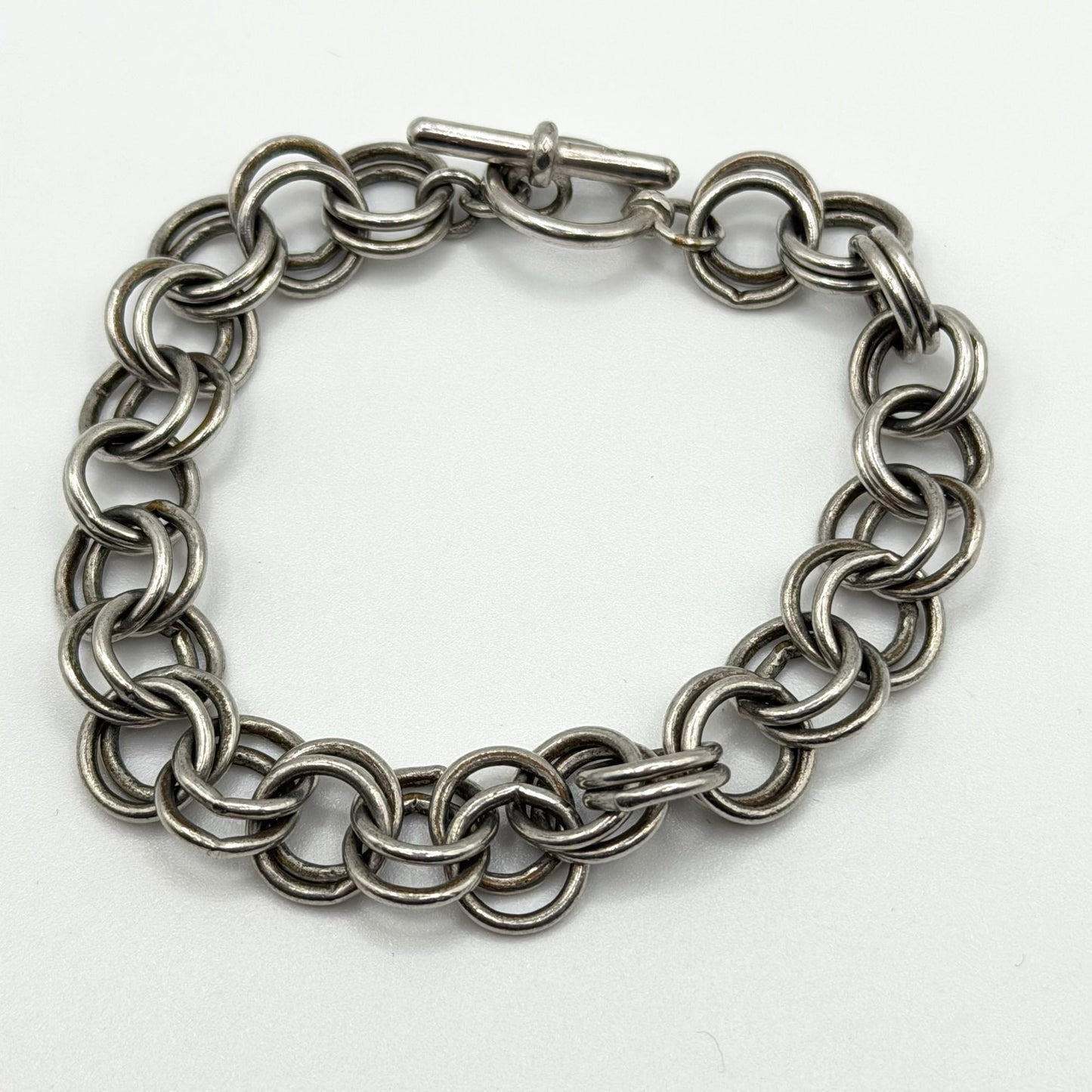 Kendra Scott Silver Tone Chain Link Toggle Bracelet