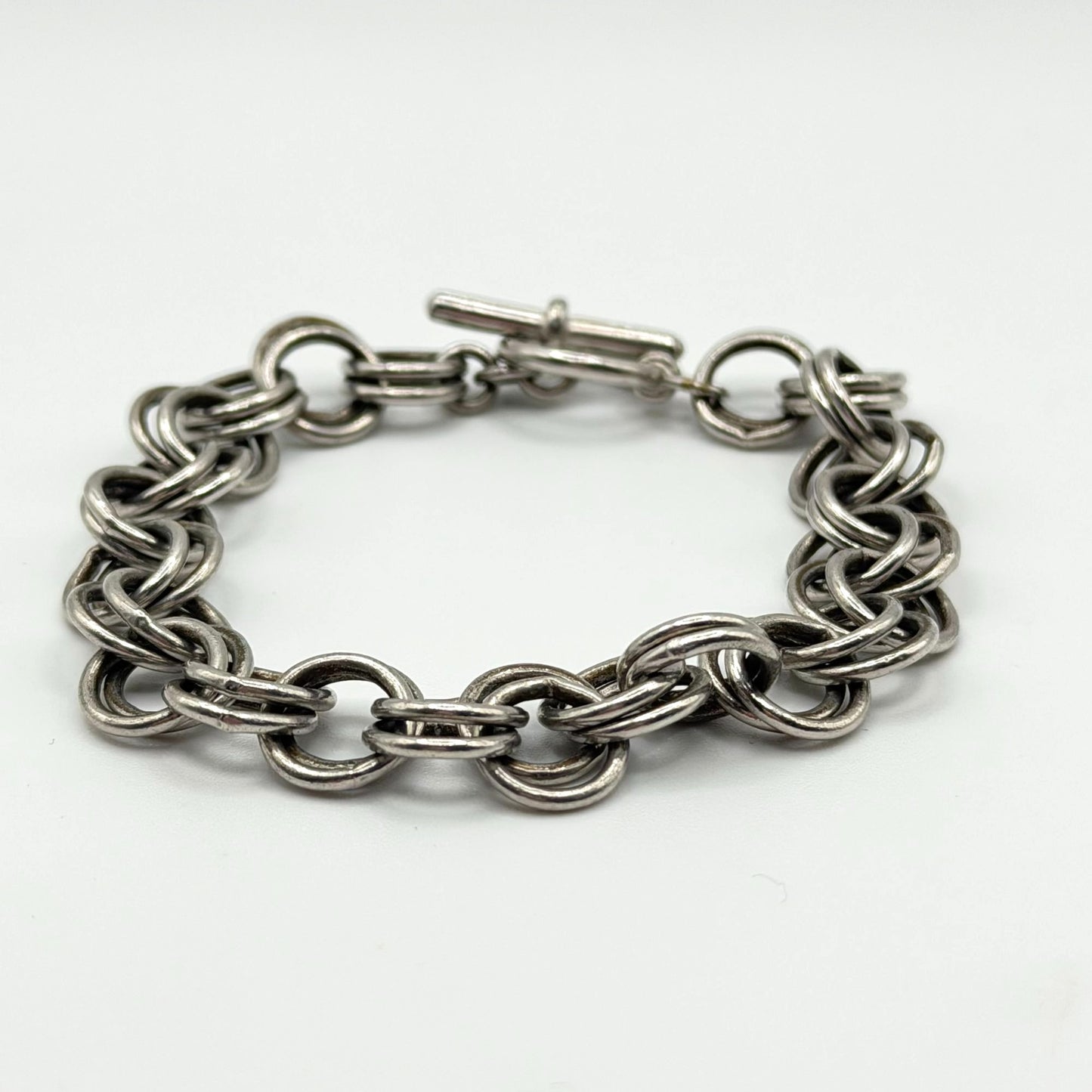 Kendra Scott Silver Tone Chain Link Toggle Bracelet