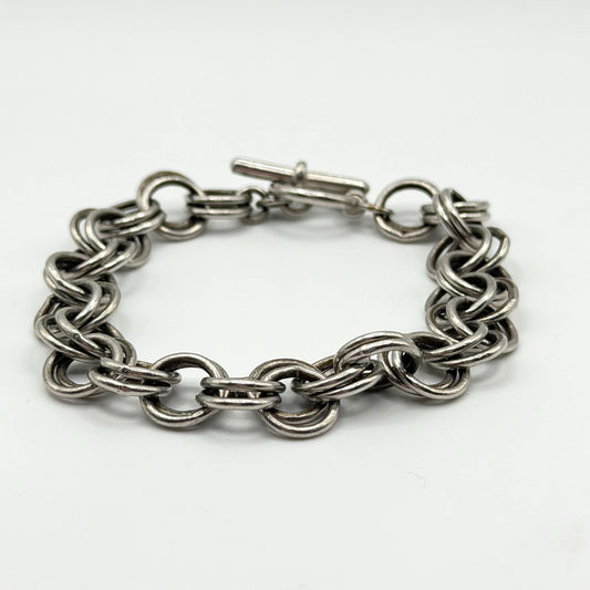 Kendra Scott Silver Tone Chain Link Toggle Bracelet