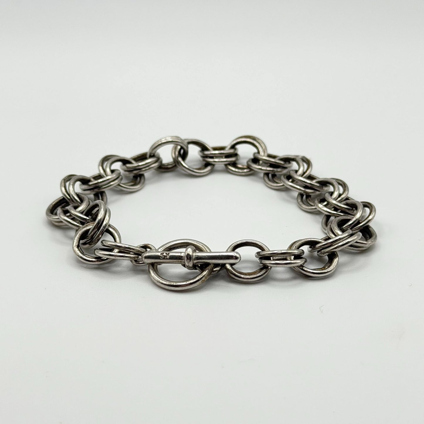 Kendra Scott Silver Tone Chain Link Toggle Bracelet