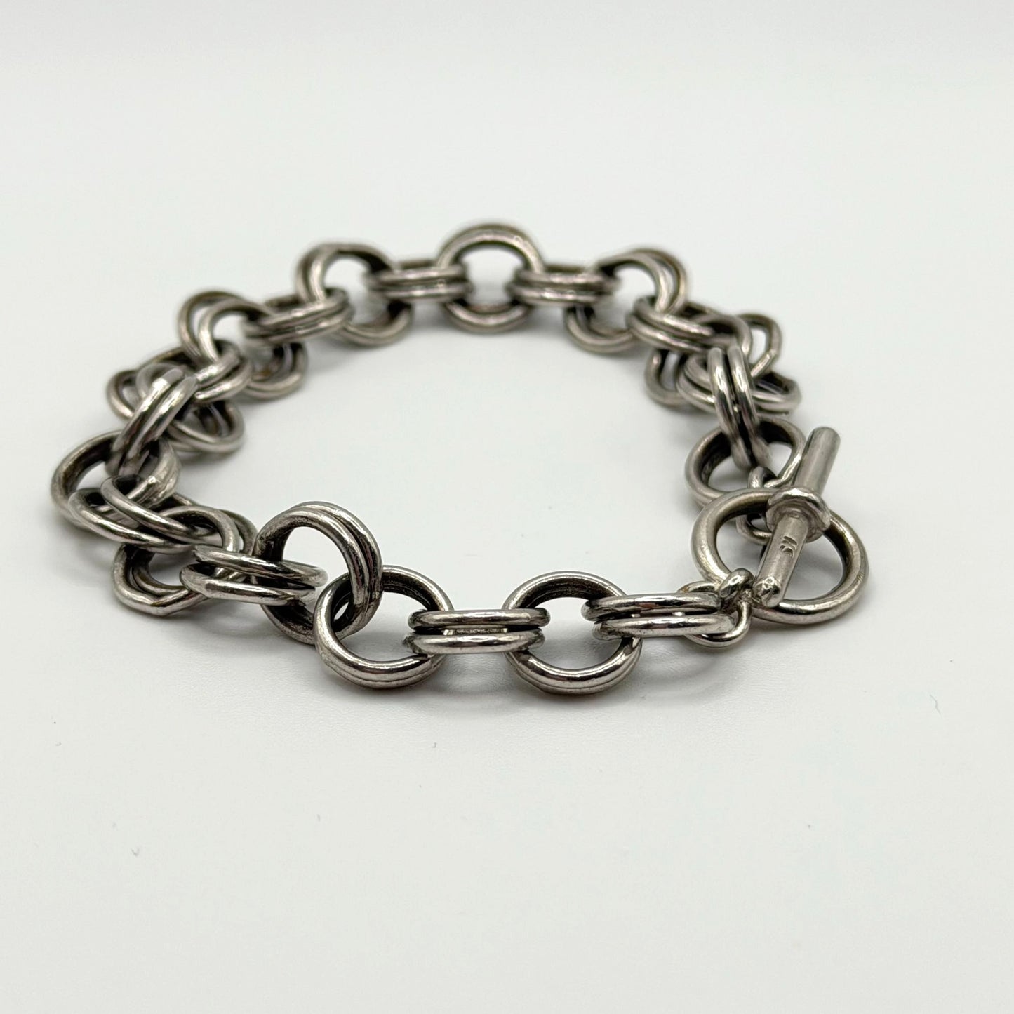 Kendra Scott Silver Tone Chain Link Toggle Bracelet