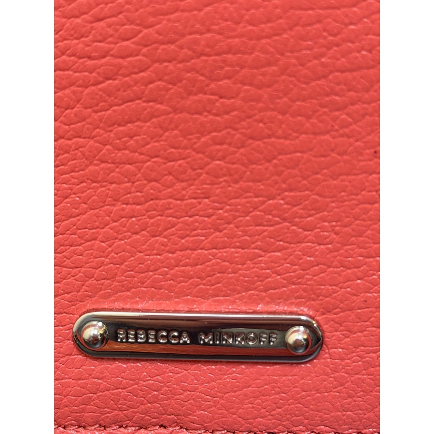 Rebecca Minkoff Quilted Leather Crossbody Bag Shrimp Pink Adjustable Strap