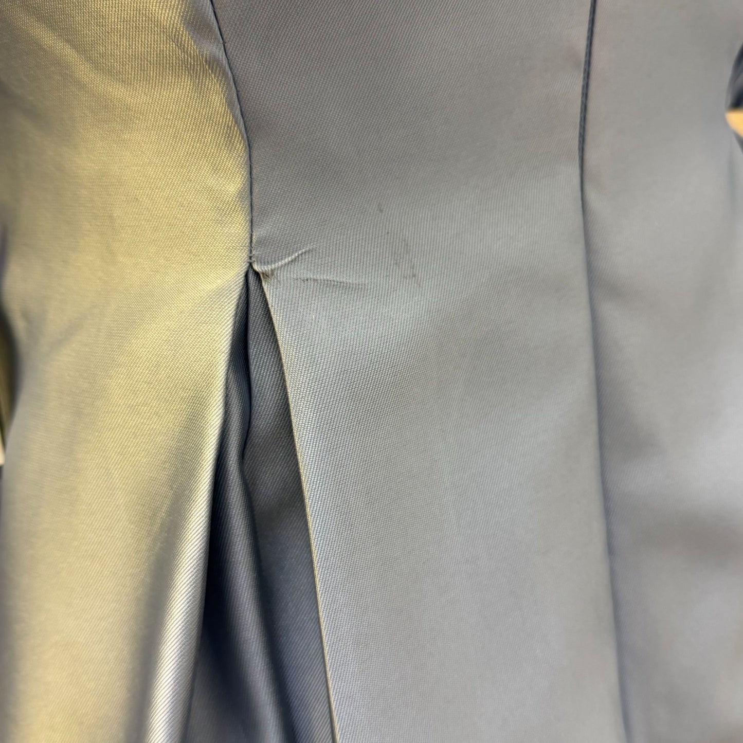 NWT Adrianna Papell Blue Satin Midi Dress Size 8