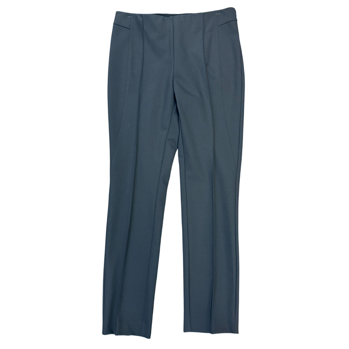 Lafayette 148 Gramercy Navy Slim Fit Pants M