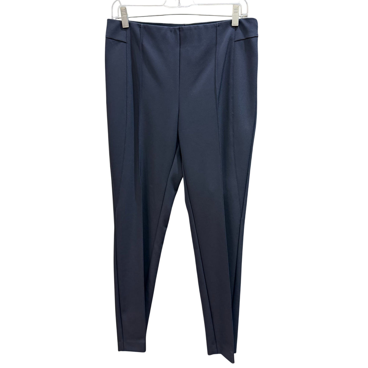 Lafayette 148 Gramercy Navy Slim Fit Pants M