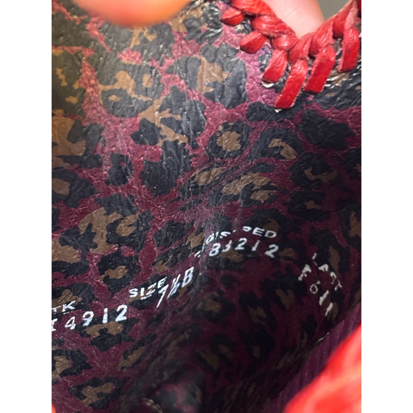 Vintage Charlie 1 Horse Western Cowboy Boots Distressed Leather