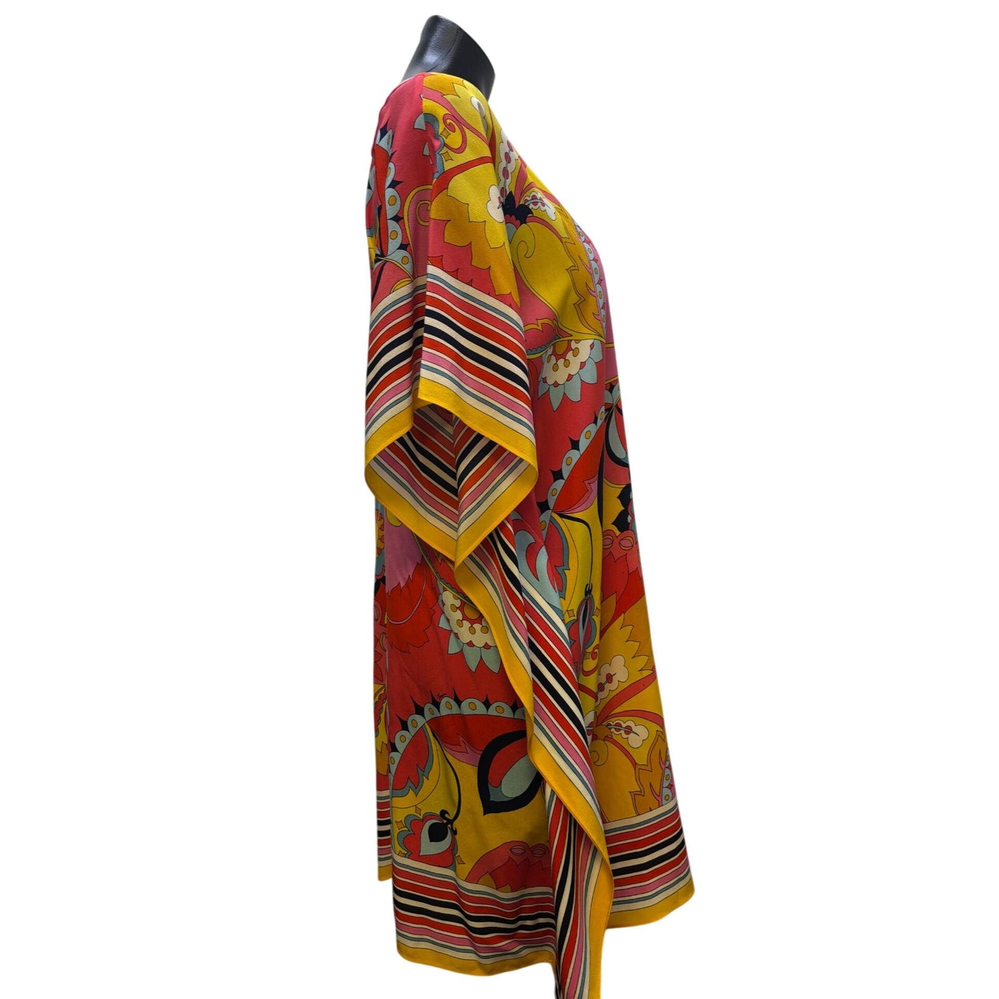 Trina Turk Silk Printed Tunic Multi-Color OS