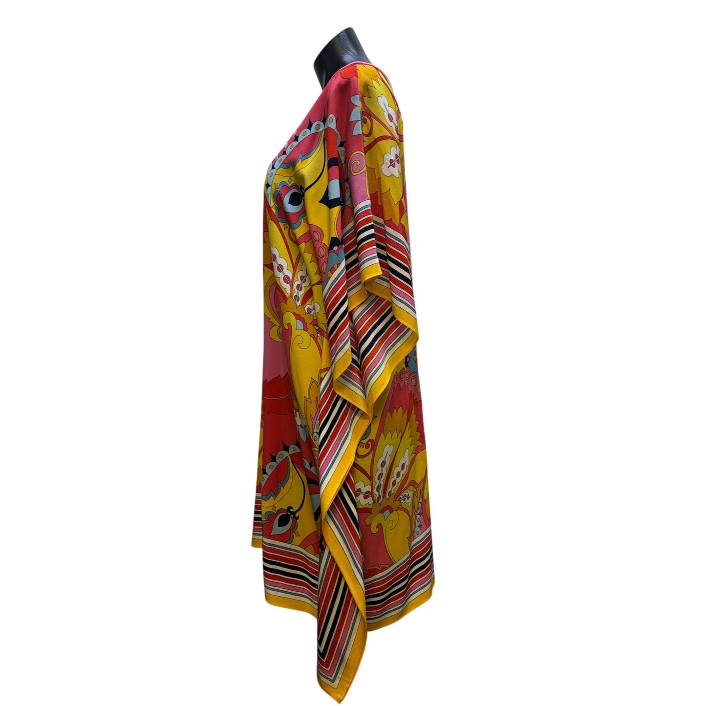 Trina Turk Silk Printed Tunic Multi-Color OS