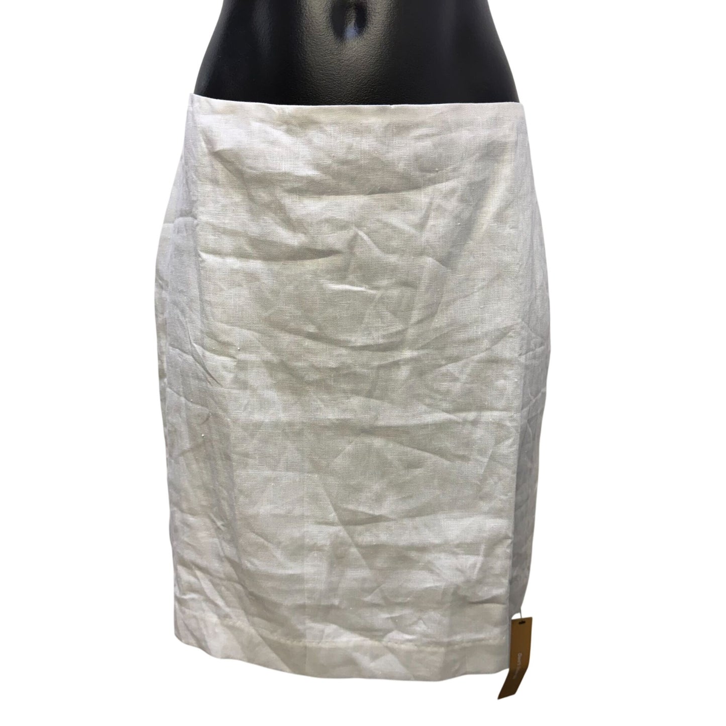NWT Reformation Rina Low Waisted White Linen Skirt Size 6