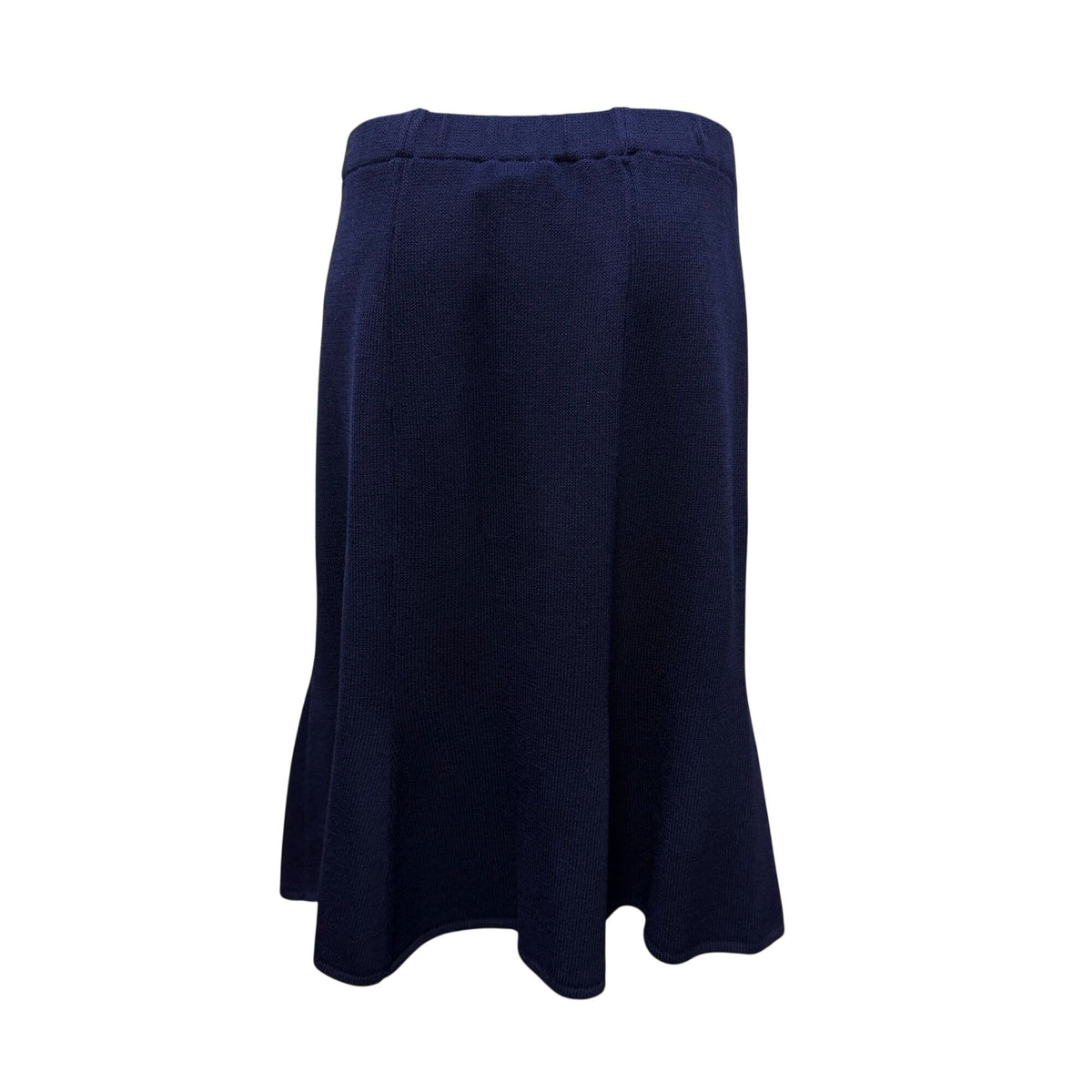 St John Collection Knit Navy Skirt Size 16