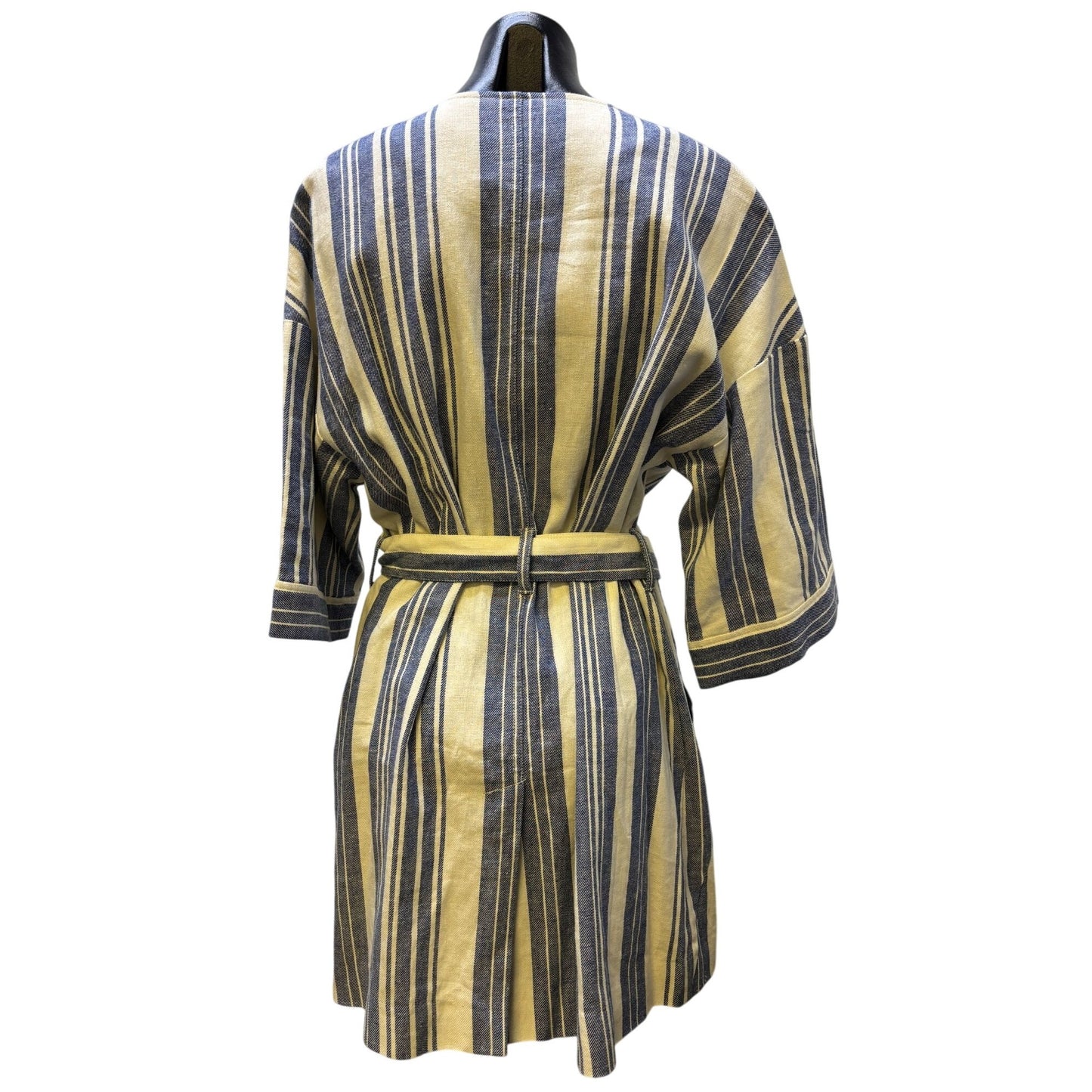 Elevenses Anthropologie NWT Striped Blue & White Jacket XS