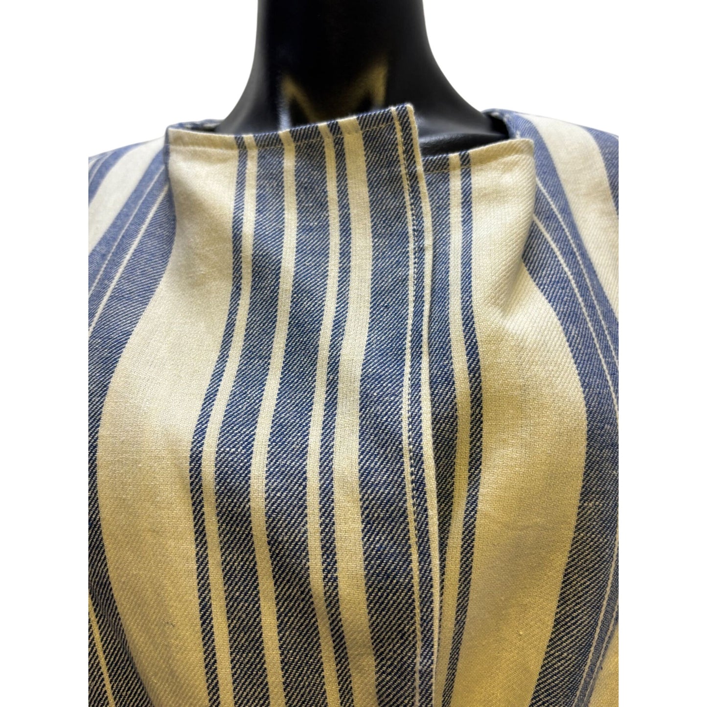 Elevenses Anthropologie NWT Striped Blue & White Jacket XS