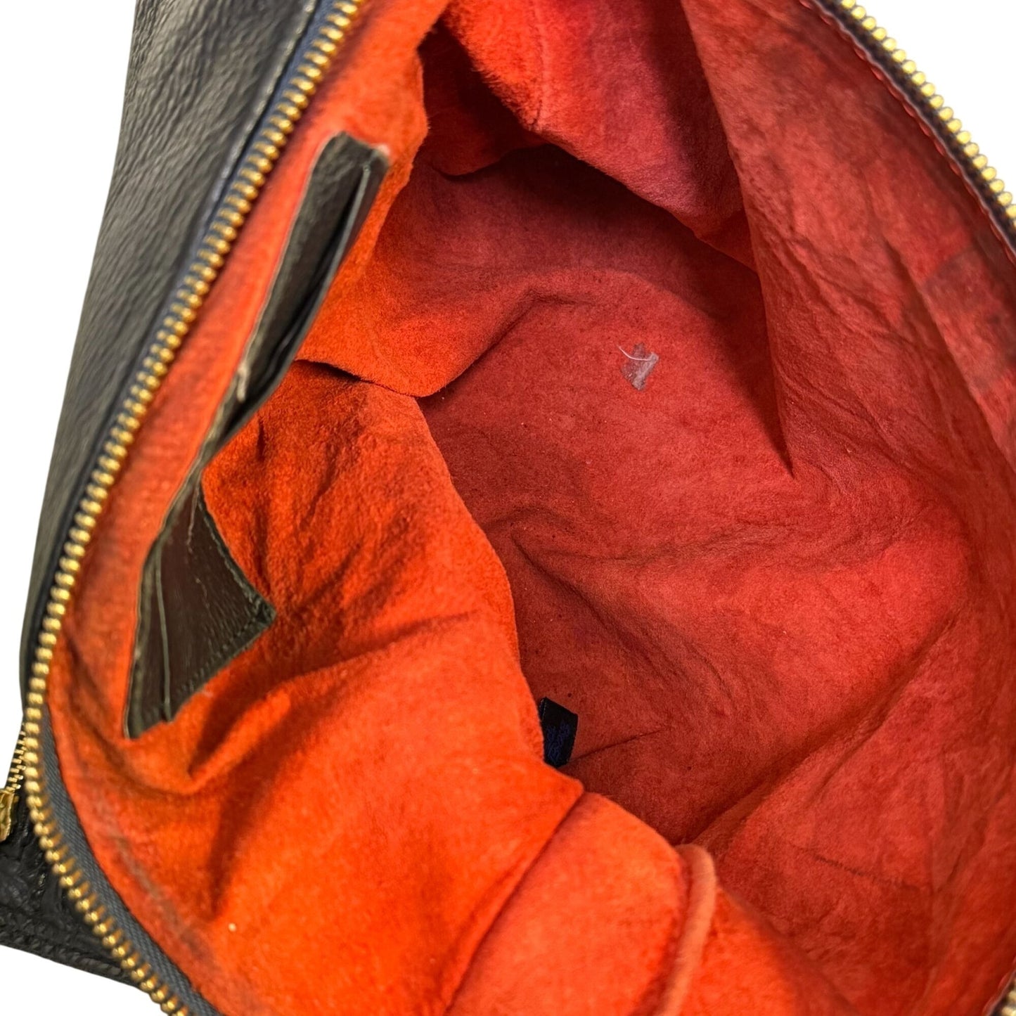 Hammitt Los Angeles Navy & Black Leather Crossbody Bag With Snake-Embossed