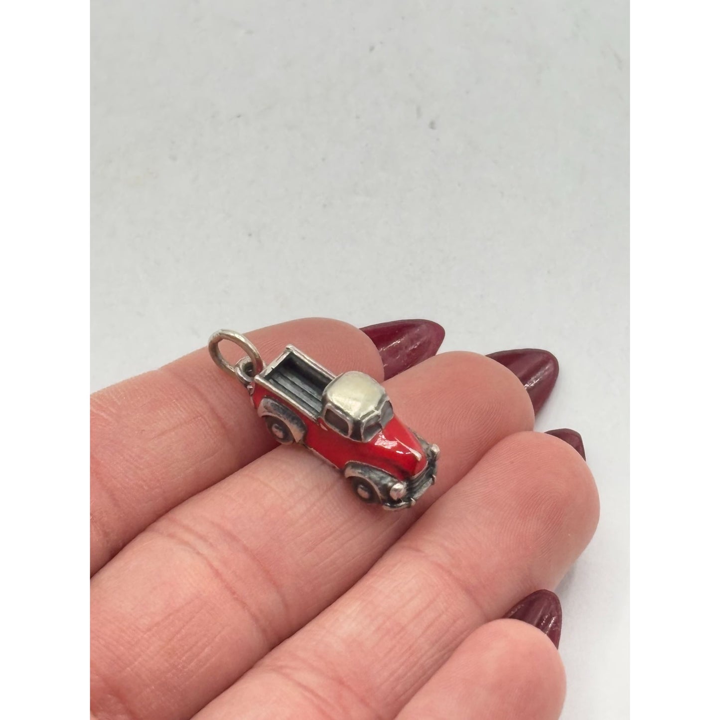 James Avery Sterling Silver 925 Vintage Red Truck Charm Collectible