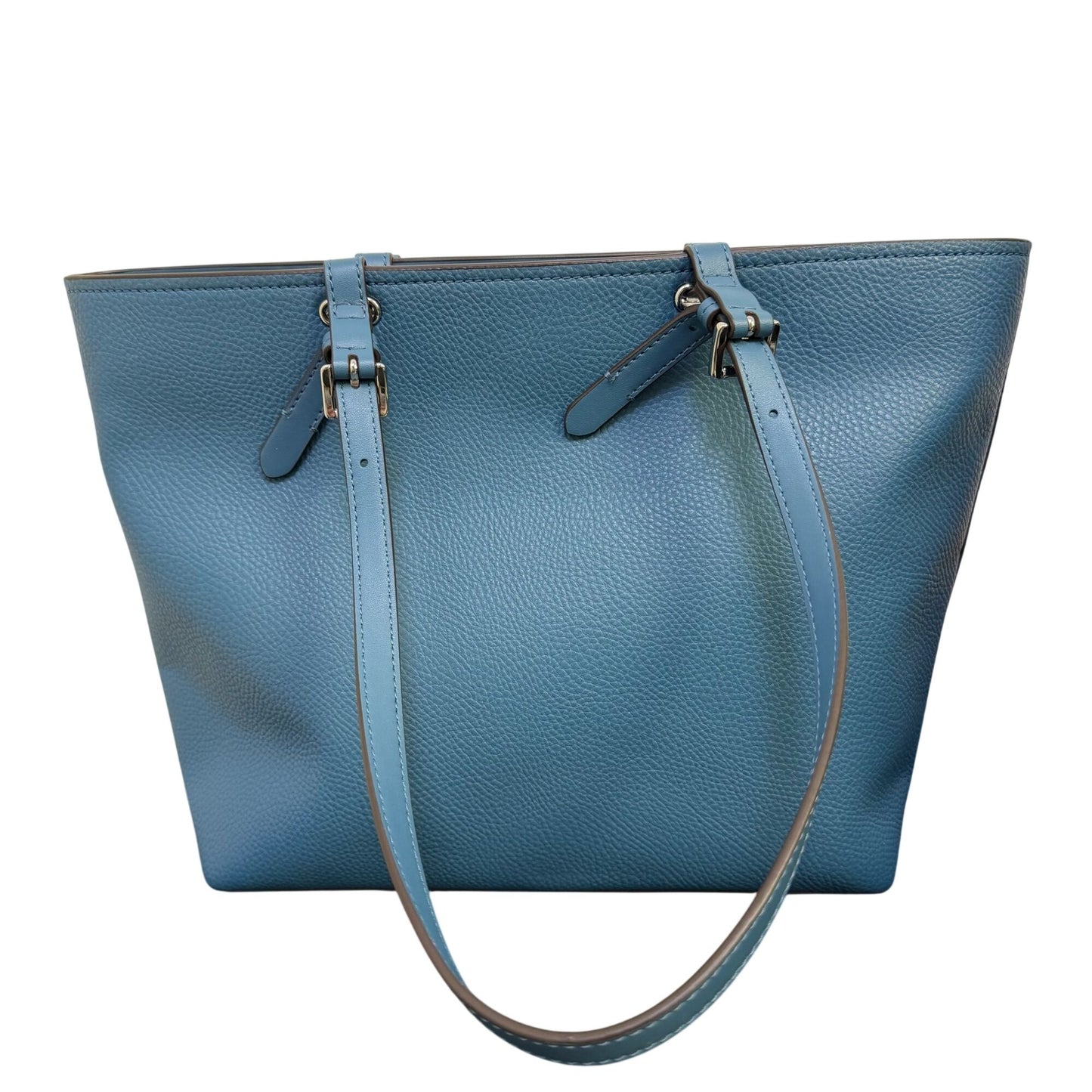 Michael Kors Teal Pebbled Leather Medium Tote Bag