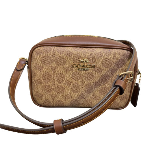 Coach Brown Crossbody Bag With Adjustable Strap