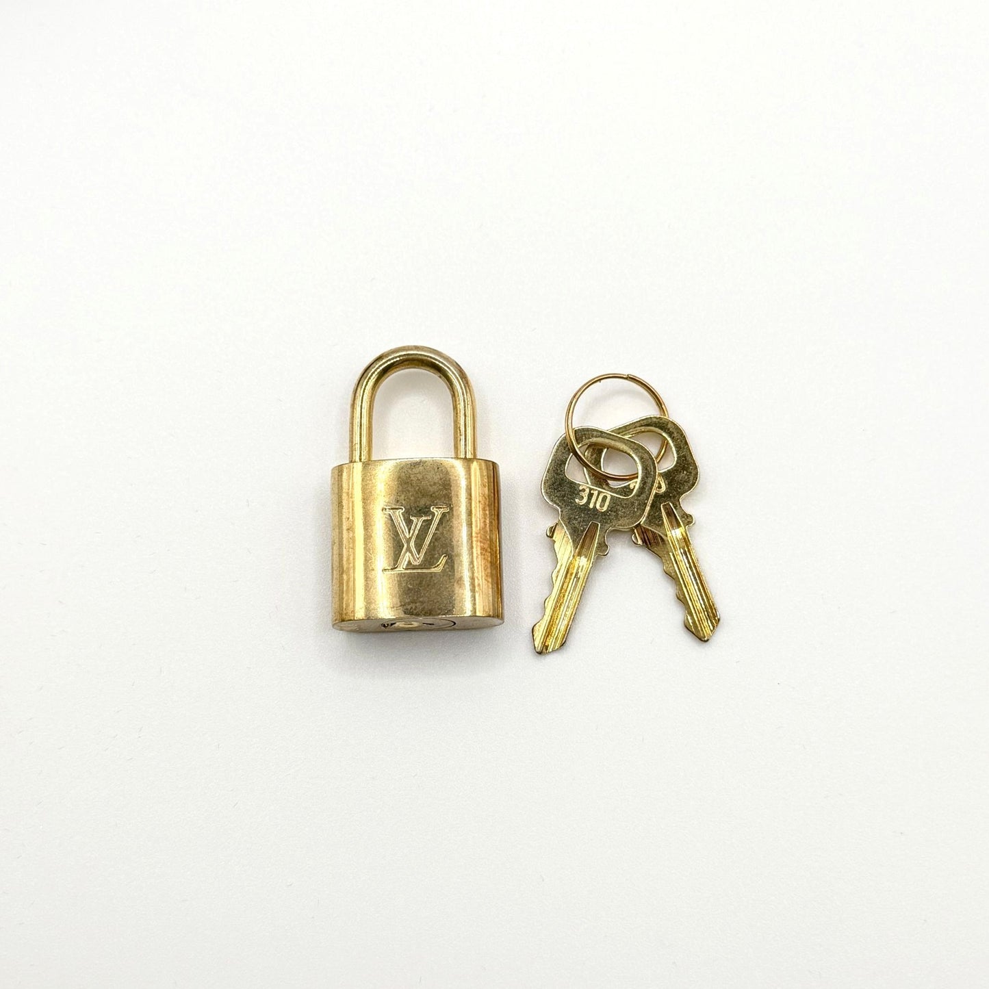 Louis Vuitton Brass Padlock With Two Keys No. 310