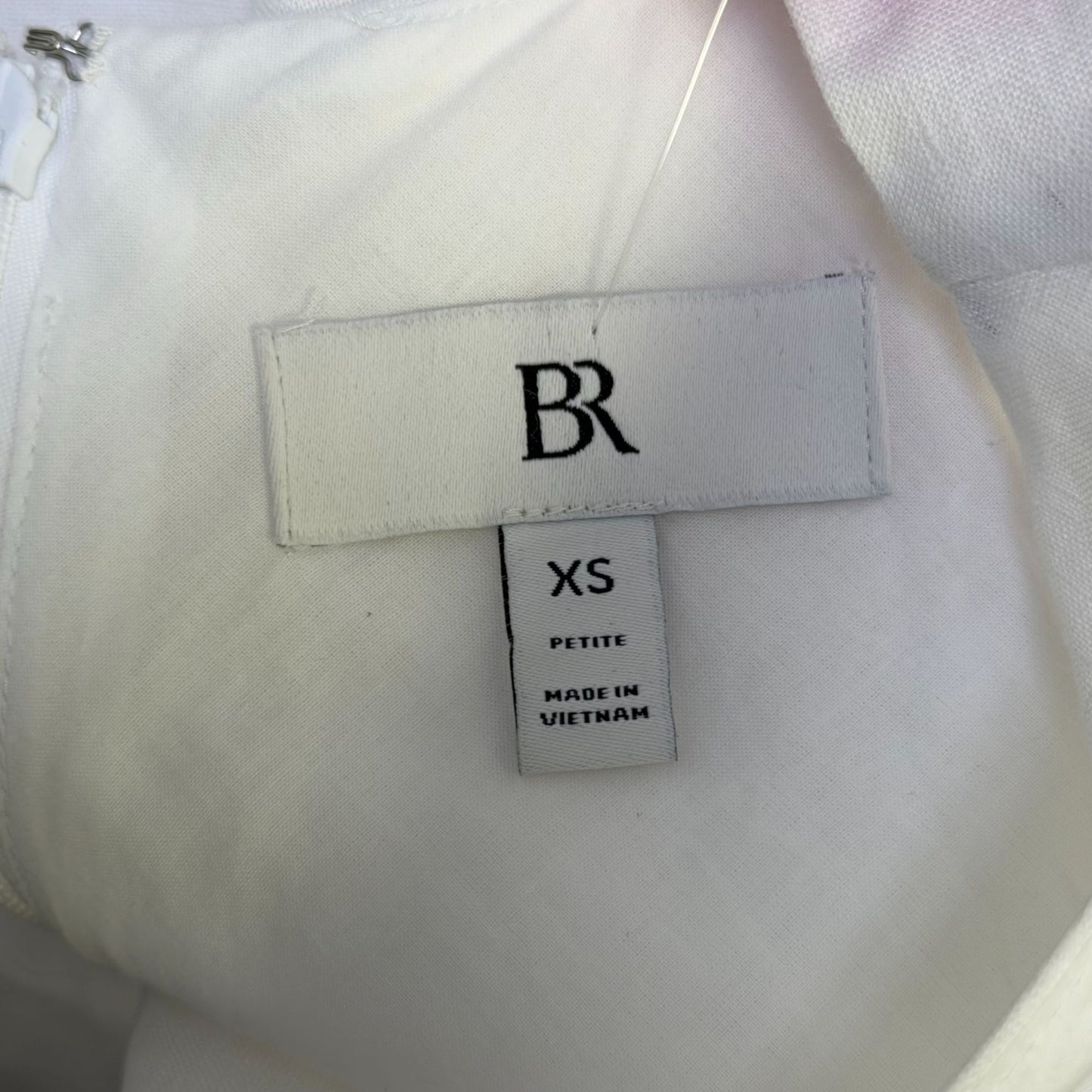 Banana Republic Linen Sleeveless White Shift Dress XS