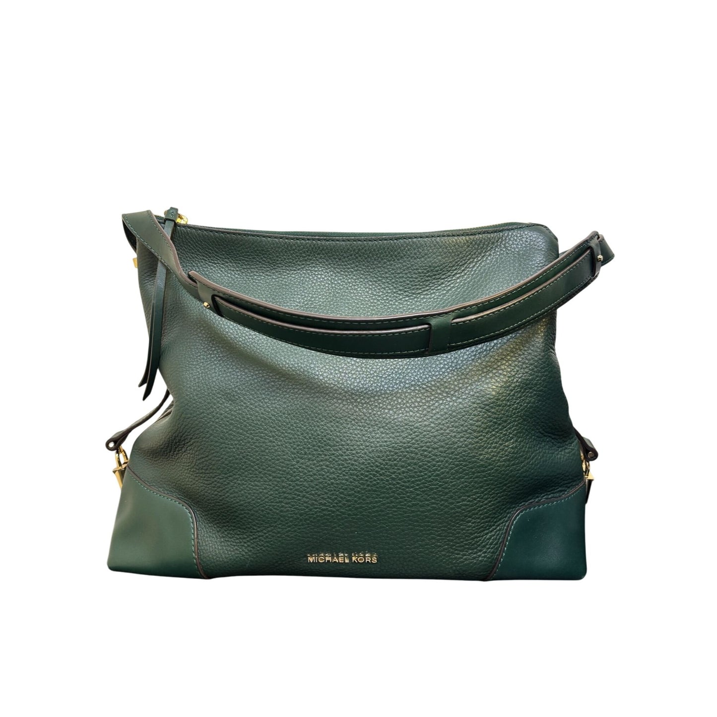 Michael Kors Green Leather Shoulder Bag
