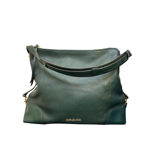 Michael Kors Green Leather Shoulder Bag
