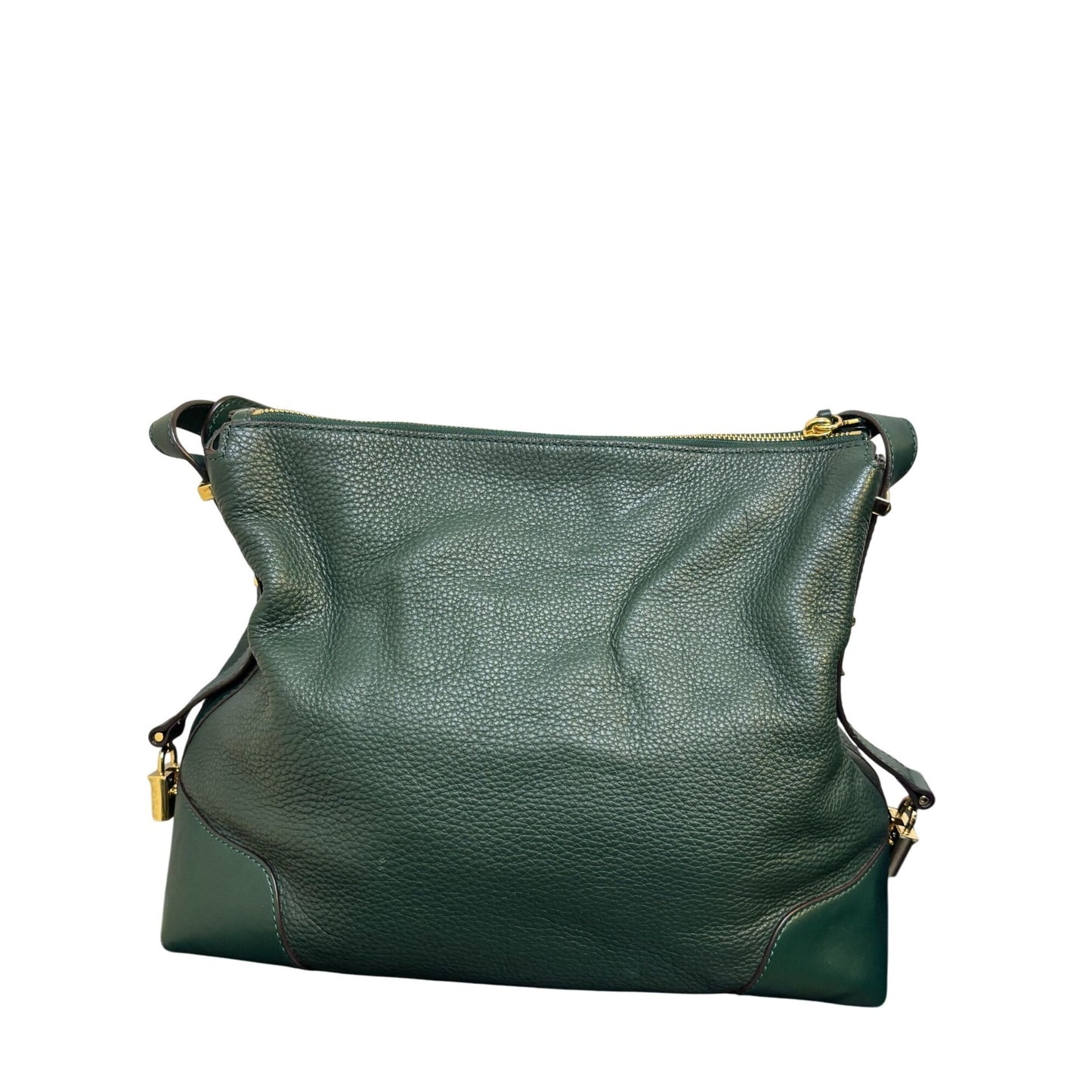 Michael Kors Green Leather Shoulder Bag