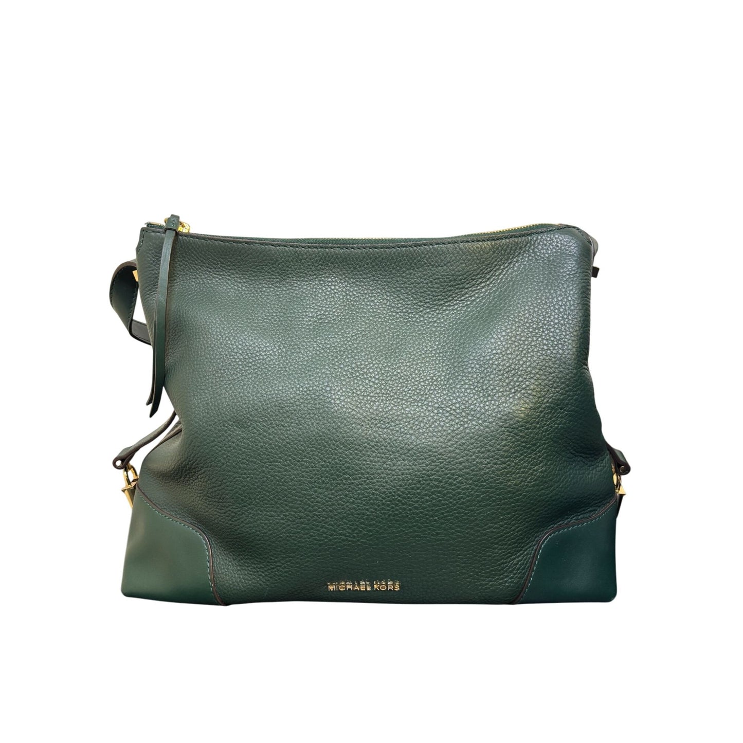 Michael Kors Green Leather Shoulder Bag